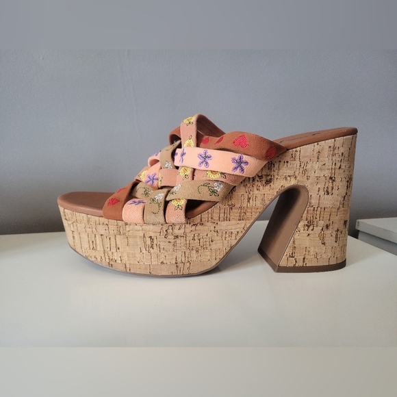 Free People Lisbon Platform Mules, BNWT, Size 41 - Picture 6 of 10